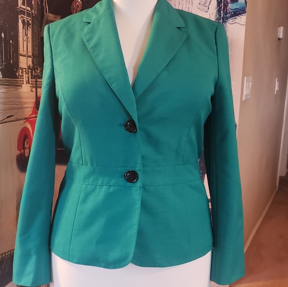 Black Label by Evan Picone green Blazer